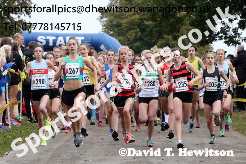 Girls under-15s ERRA Road Relays, Sutton Coldifield, Birmingham. Photo: David T. Hewitson/Sports for All Pics